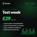 Test Week — one pitch, one placement (7 days)